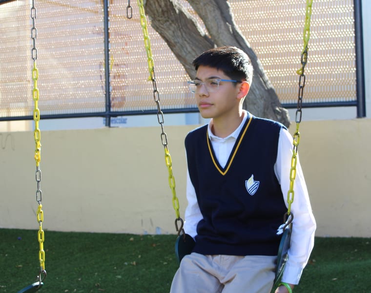 Alumnos de secundaria del Colegio Tijuana